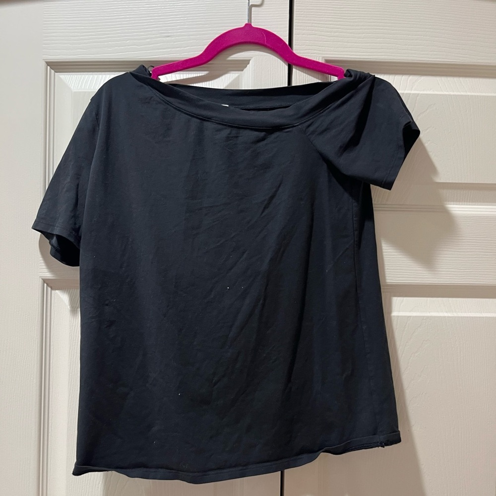 Women's Black Off-Shoulder Top